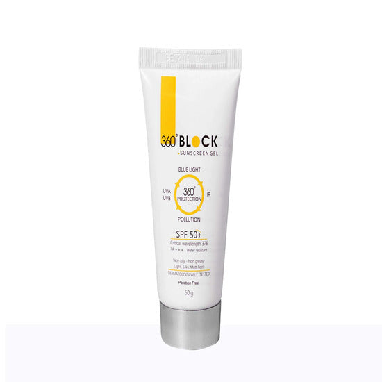 360 Block Sunscreen Gel spf 50+, 50gm