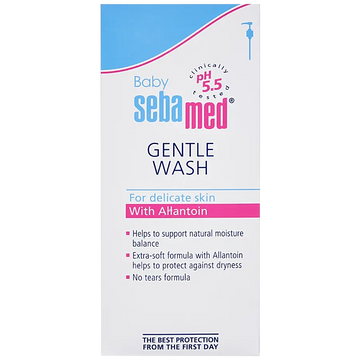 Sebamed baby wash ( 400ml) & baby  shampoo ( 150ml) combo