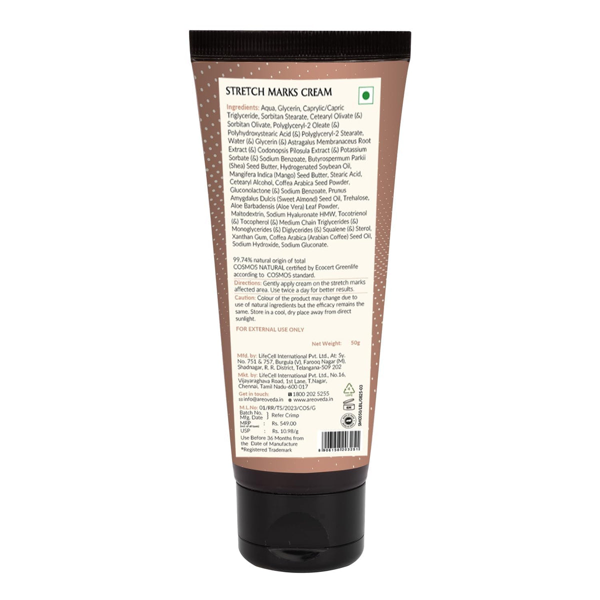 AreoVeda Stretch Marks Cream 50gm