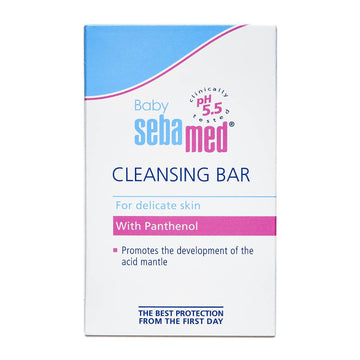 Sebamed baby cleansing bar (150g) & baby shampoo 150ml combo