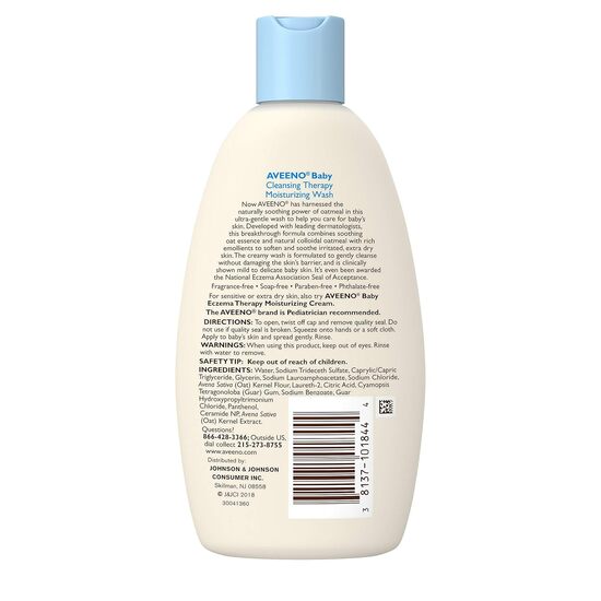 Aveeno Baby Cleansing Therapy Moisturizing Wash 236ml