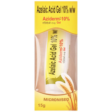 Aziderm 10% gel 15gm (pack of 2)