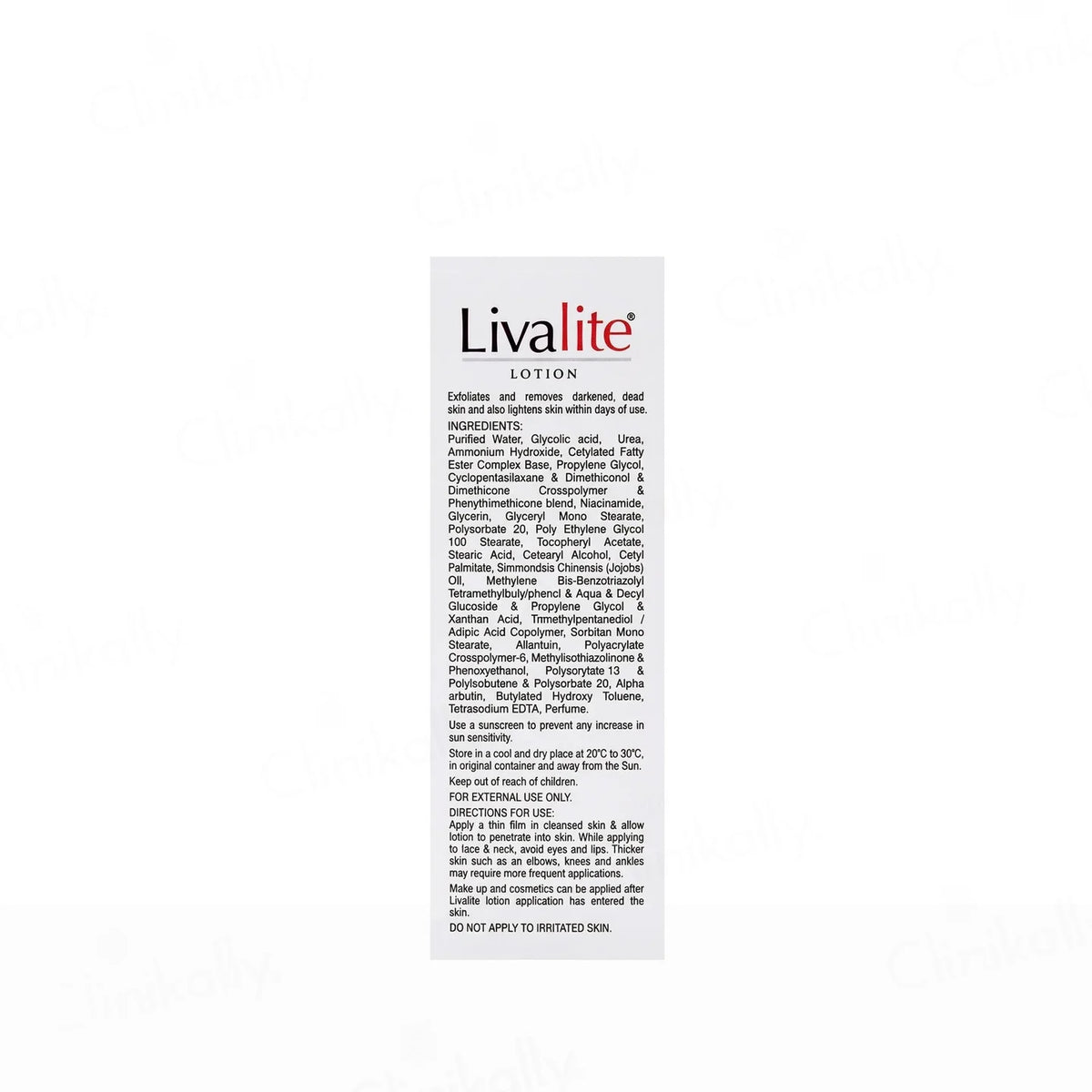Livalite Lotion, 30ml