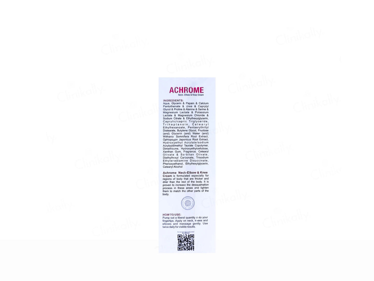 Ceuticoz Achrome Neck-Elbow & Knee Brightening Cream, 30gm