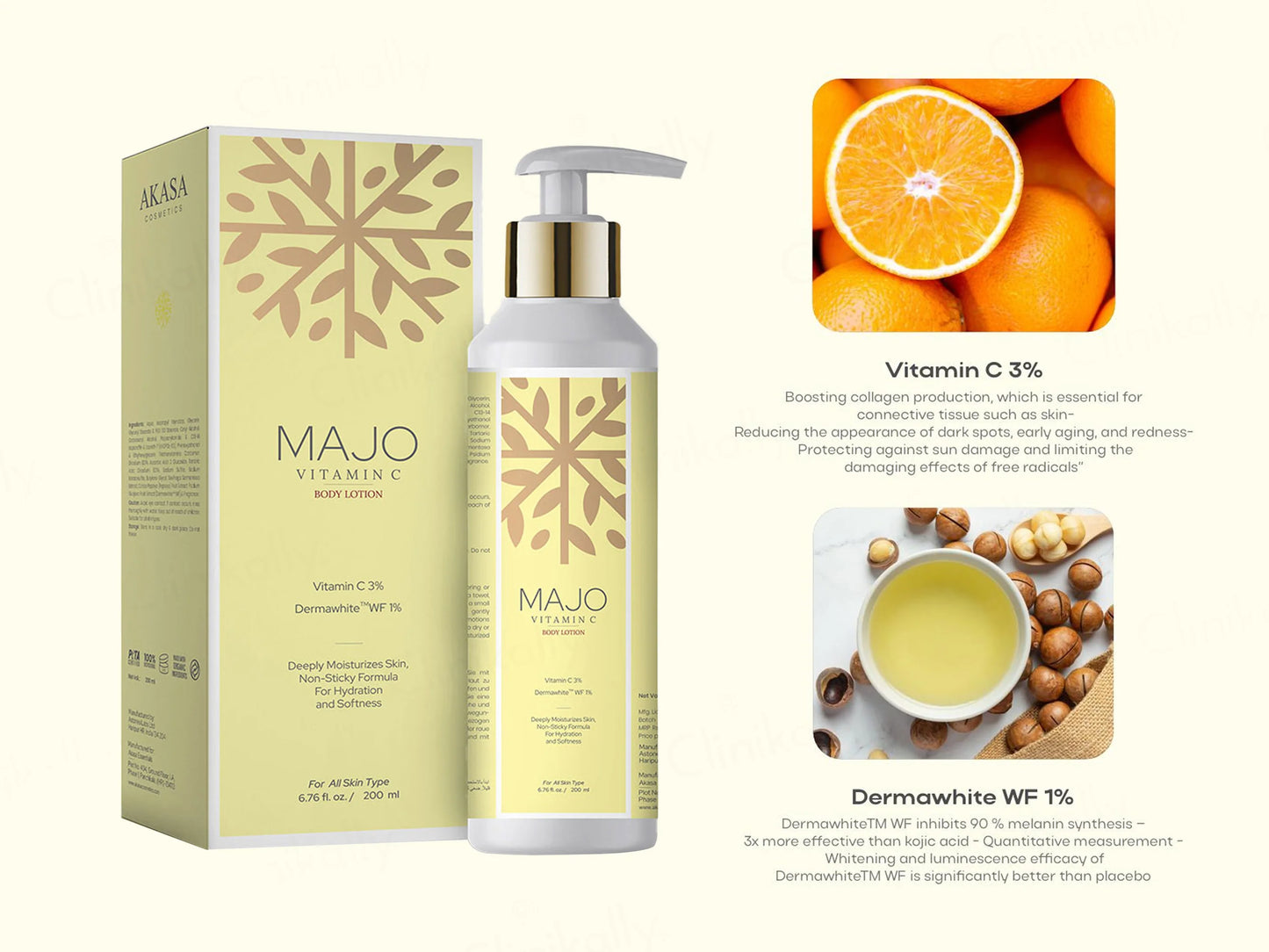 Majo Vitamin C Moisturizing Body Lotion 200ml
