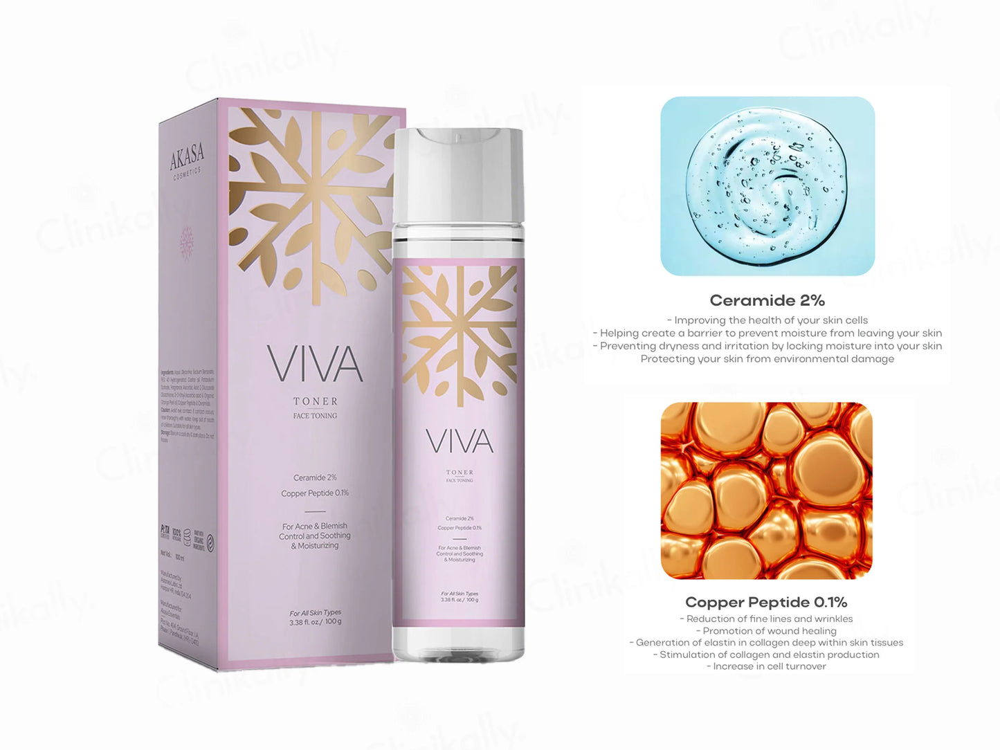 Viva Soothing & Moisturizing Face Toner 100ml