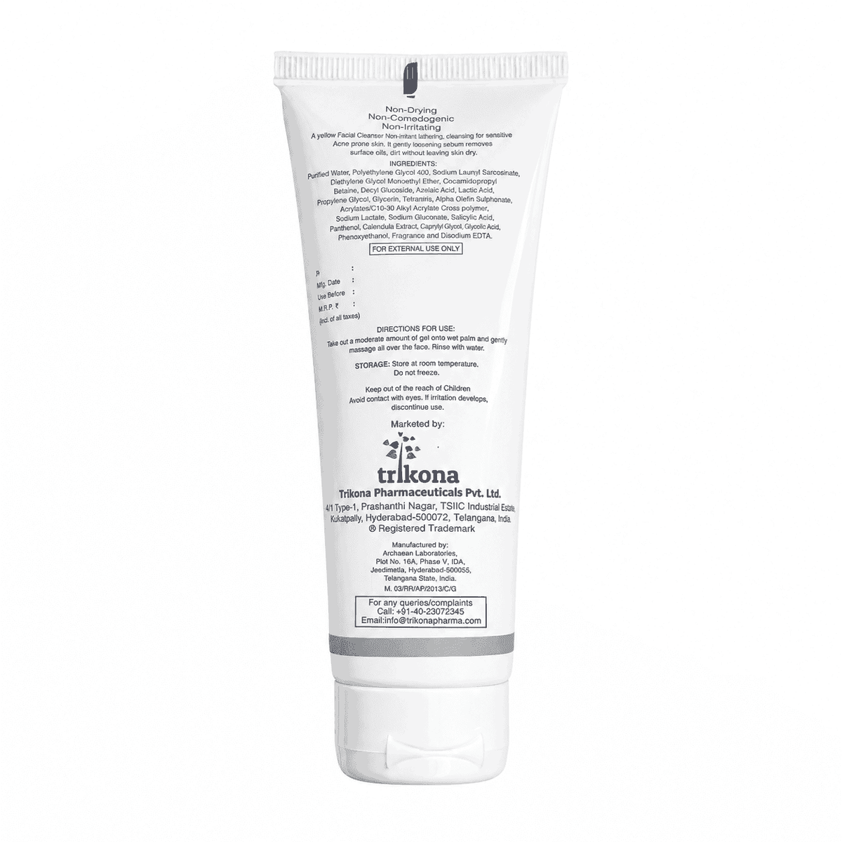 Aziclear Anti Acne Facial Cleanser 100ml