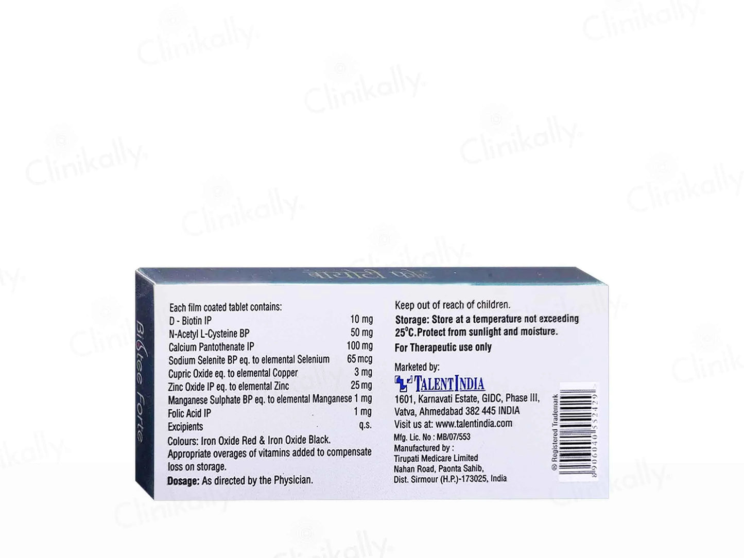 Biotee Forte Tablet 30Tab