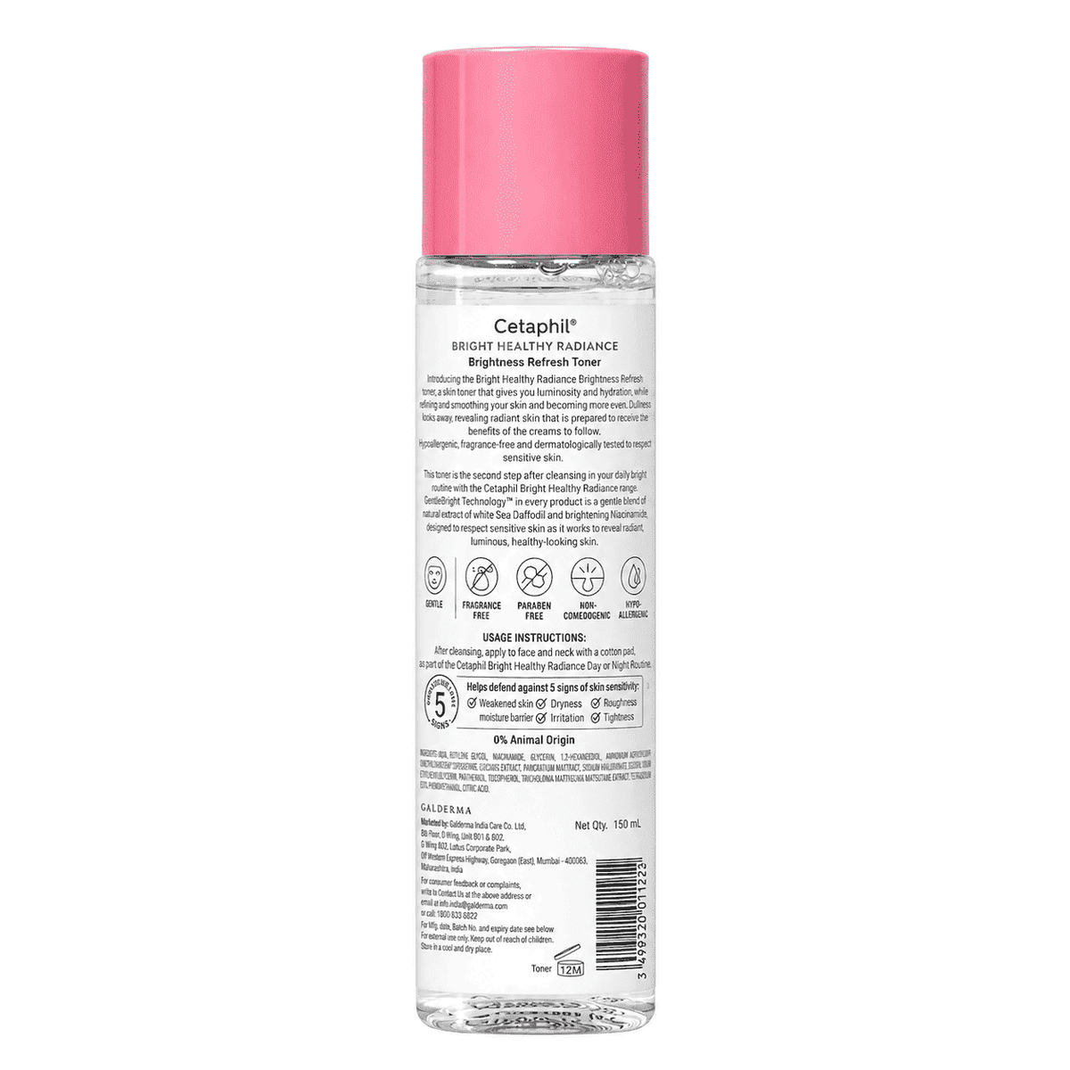 Cetaphil Bright Healthy Radiance Brightness Refresh Toner 150 ml
