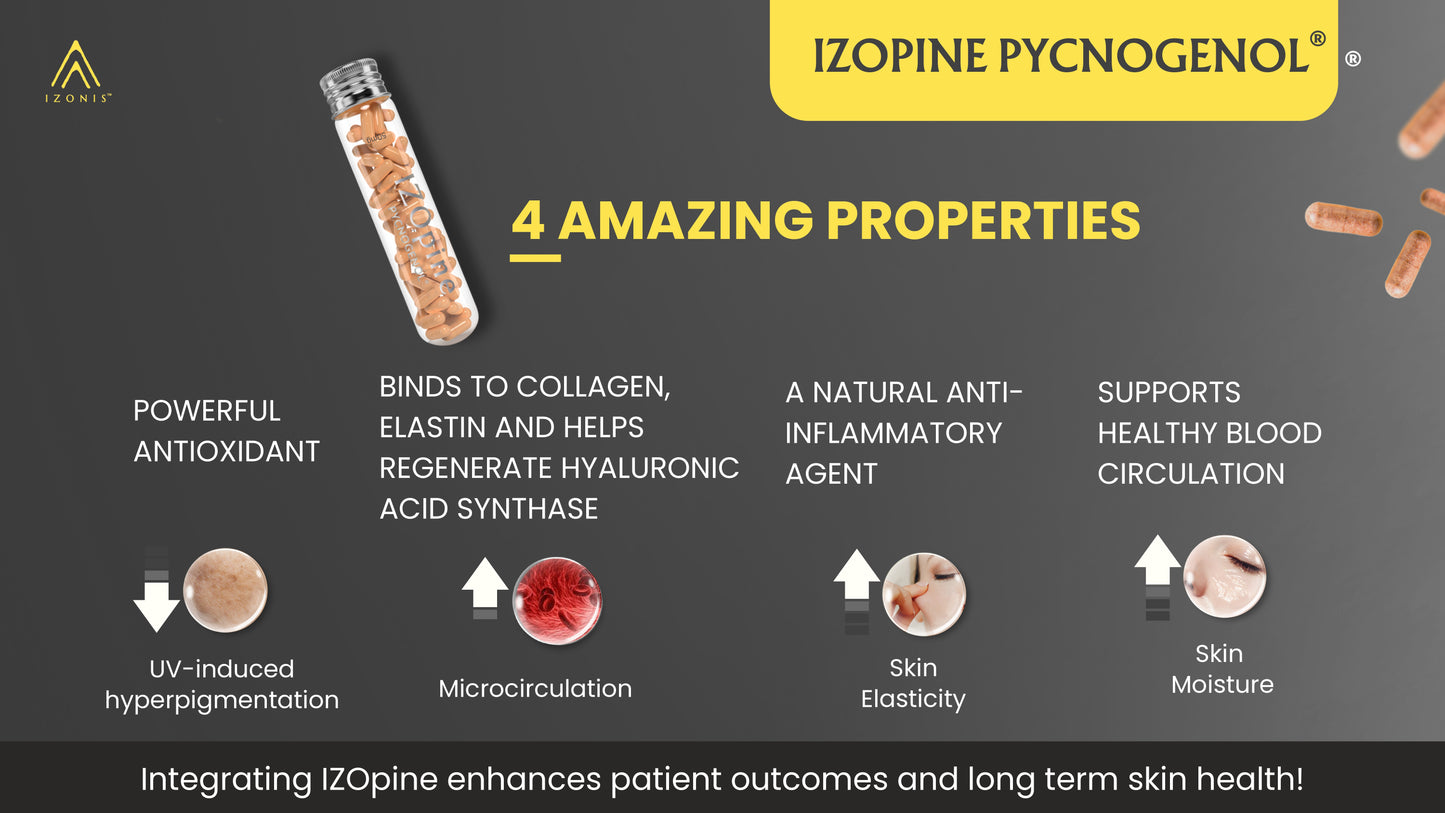 Izopine Pycnogenol 50mg 30Caps