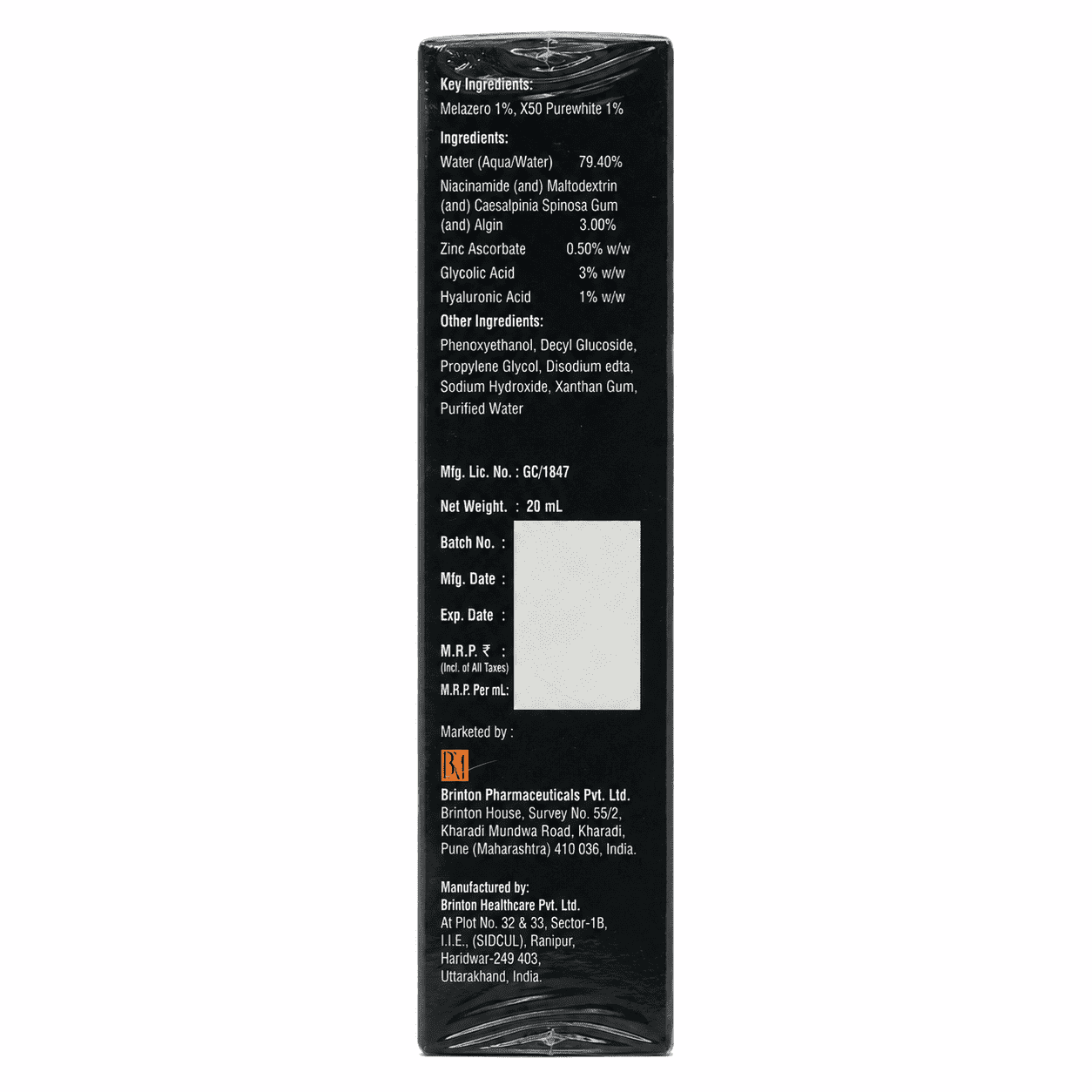 Domina Intense Whitening Serum 20ml