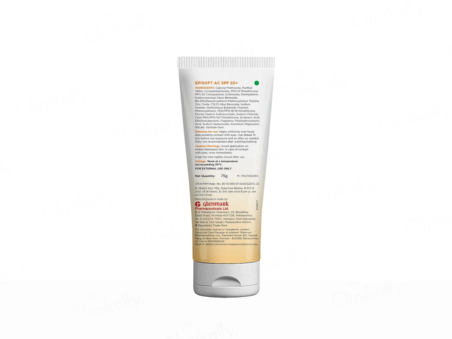 Episoft AC SPF 50 + Hydration Sunscreen 50gm