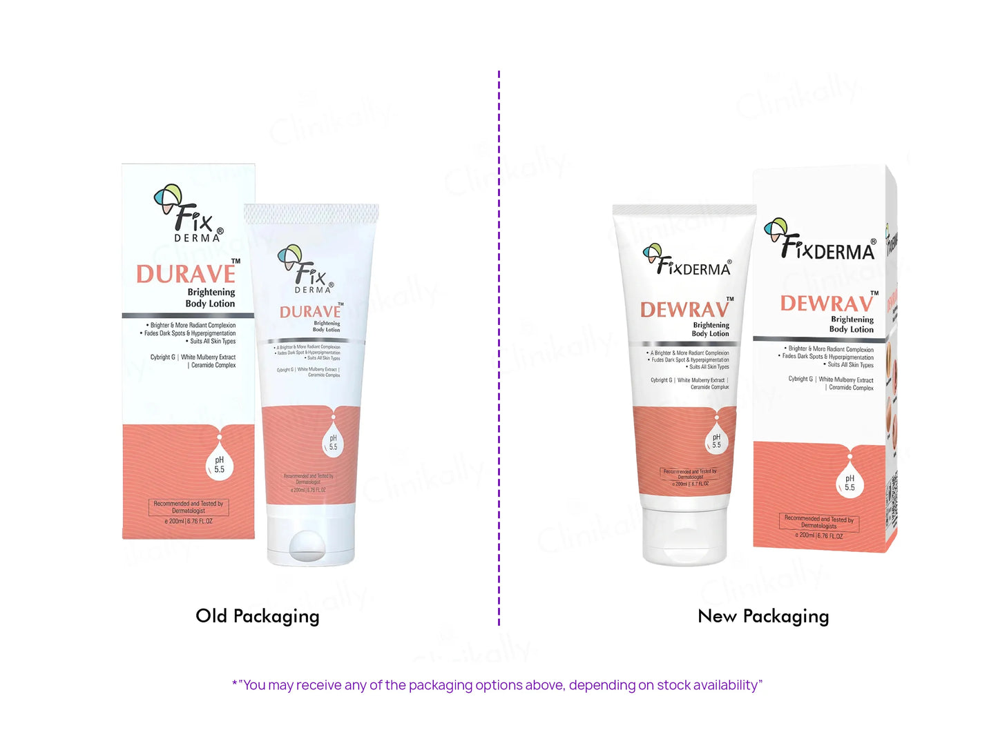 Fixderma Dewrav Brightening Body Lotion, 200ml
