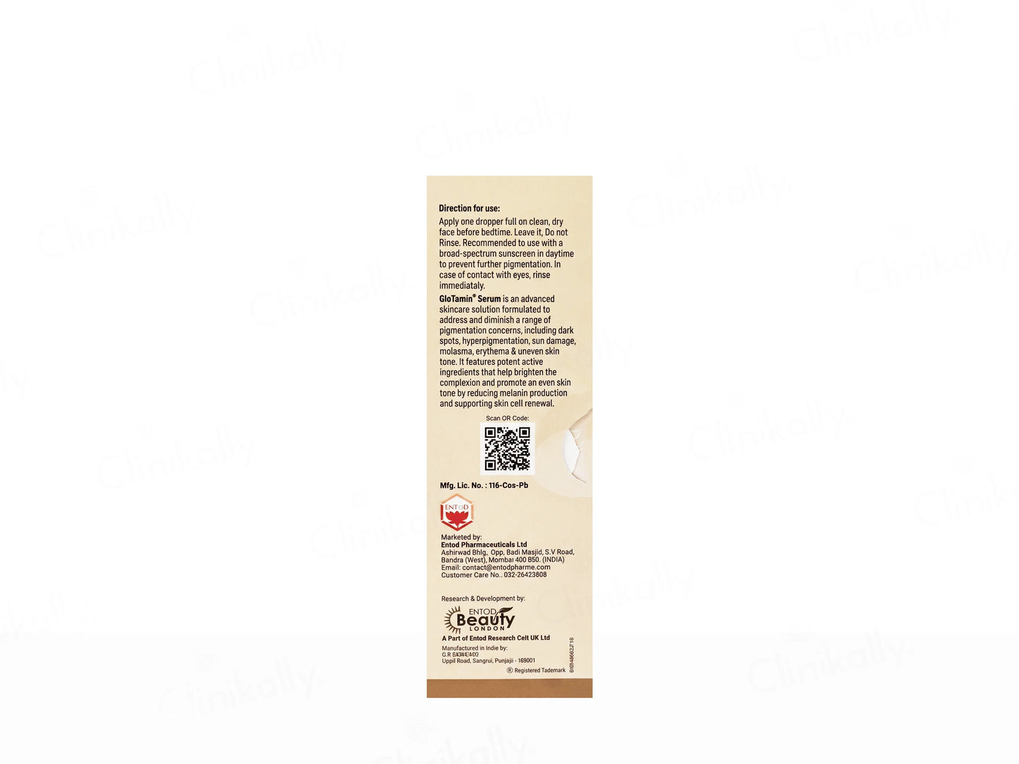 Glotamin Face Serum For Dark Spots & Hyperpigmentation, 30ml
