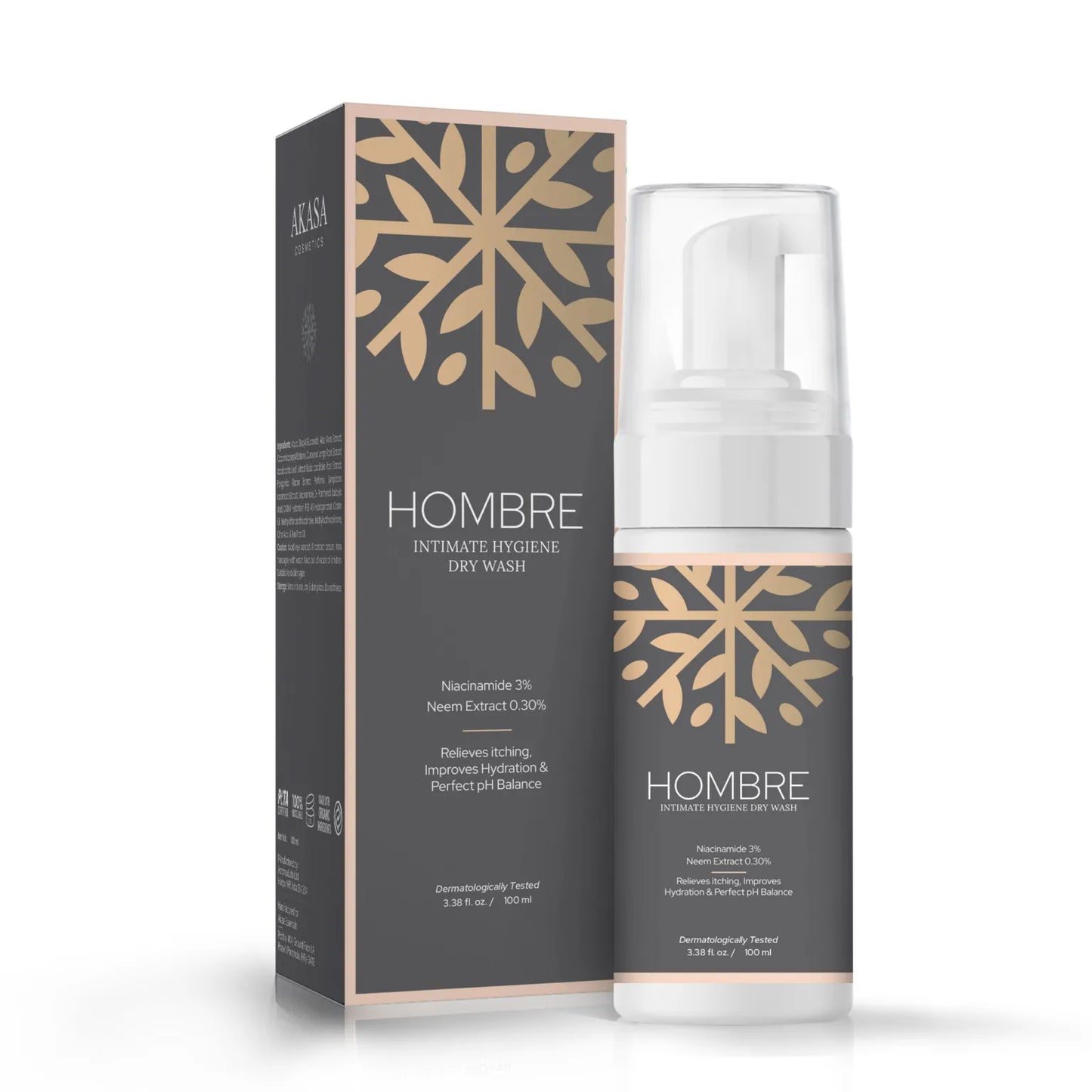 Hombre Intimate Hygiene Dry Wash 100ml
