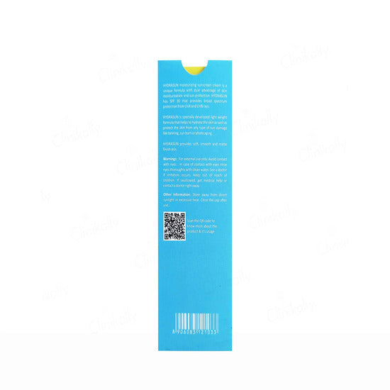 Hydrasun Moisturising Sunscreen Cream SPF 30,