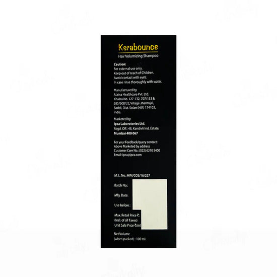 IPCA Kerabounce Hair Volumizing Shampoo 100ml