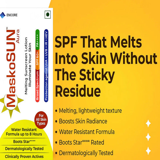 Maskosun Aura Melting Sunscreen Lotion SPF 60+ PA++++,