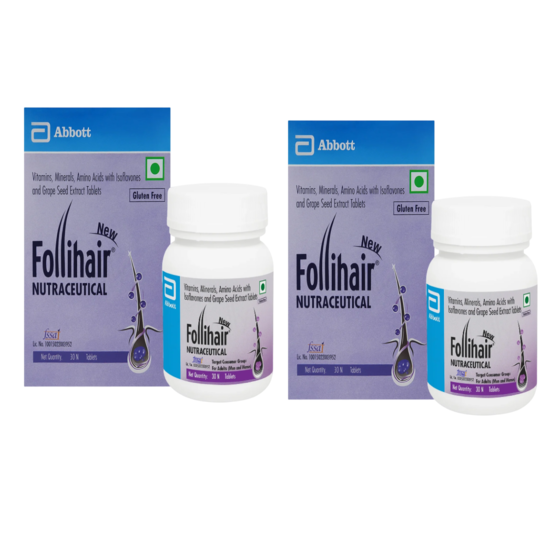 Follihair hair Tablets Bottle, 30tab