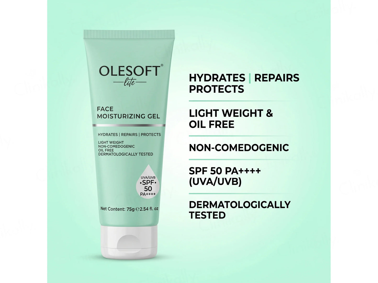 Olesoft Lite Face Moisturizing Gel SPF 50