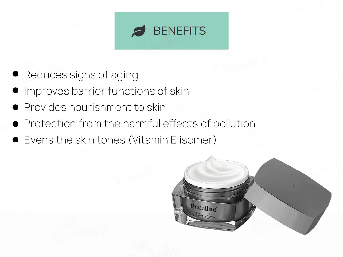 Pecefino Moisturizing Night Cream 45gm