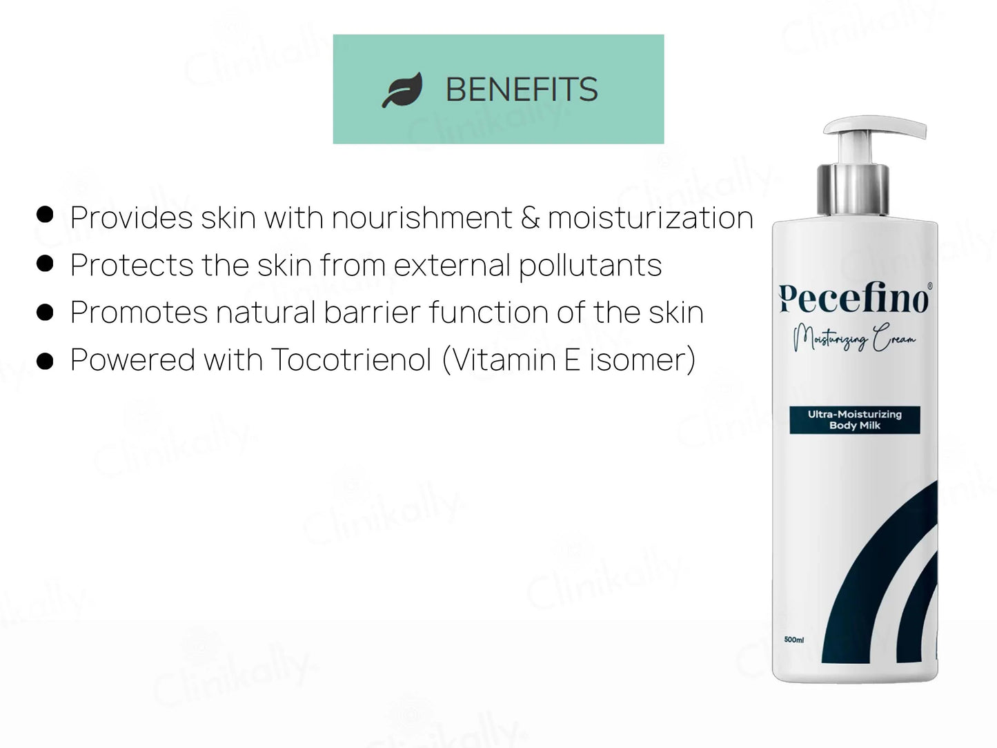 Pecefino Ultra-Moisturizing Body Milk Cream 500ml