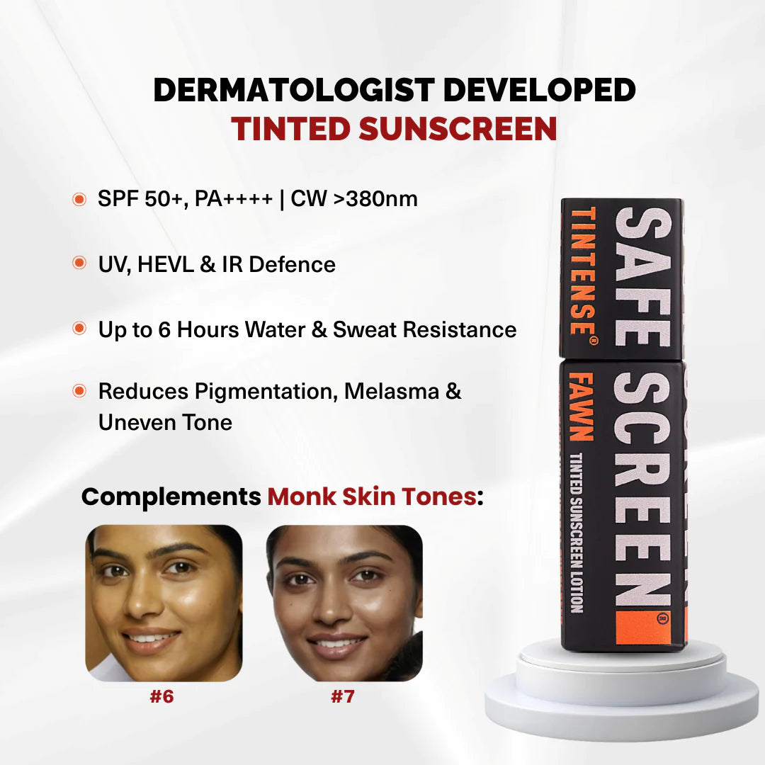 Chosen Safescreen Tintense Fawn Tinted Sunscreen SPF 50+ PA++++ 40ml