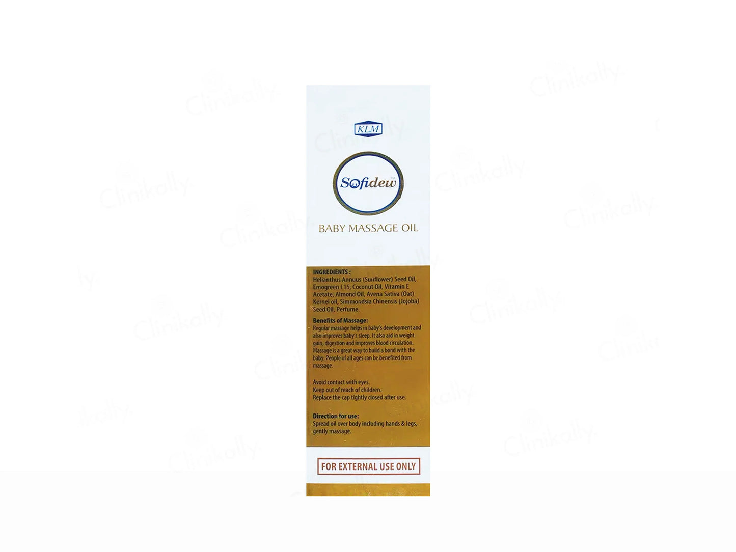 Sofidew Baby Massage Oil 100ml