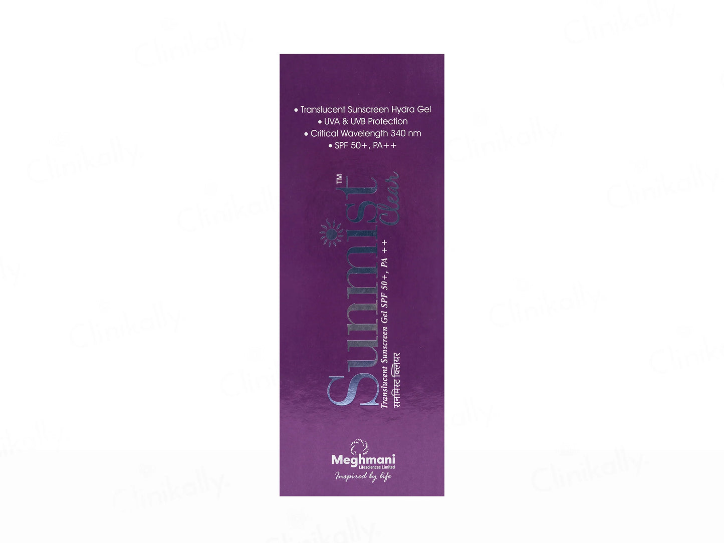 Sunmist Clear Transparent Sunscreen Gel SPF 50+ 50gm