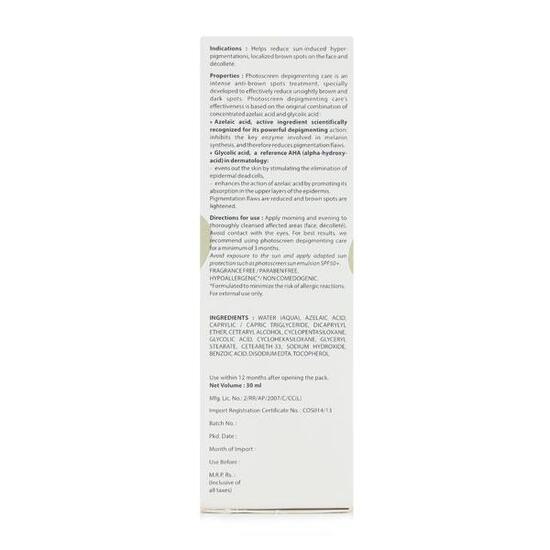 Ducray Photoscreen Depigmenting Cream, 30ML