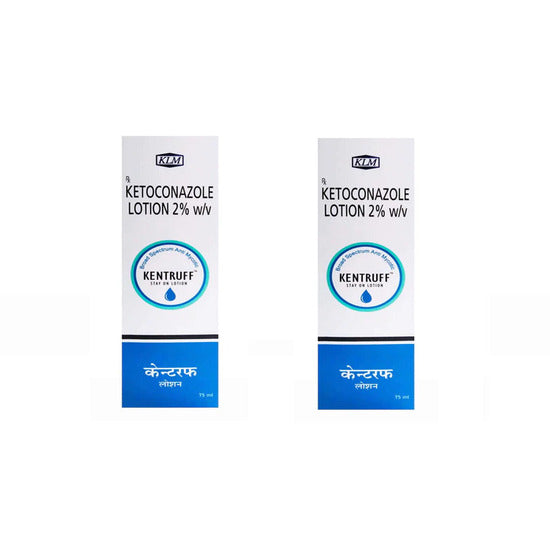 Kentruff Stay On Lotion pack of 2 for fungal skin infections