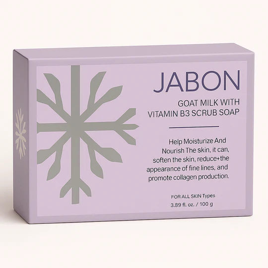 Jabon Goat Milk With Vitamin B3 Scrub Soap 100gm