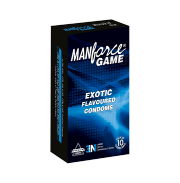 Manforce Game Exotic Flavored Condom (10pcs) (PACK OF 5)
