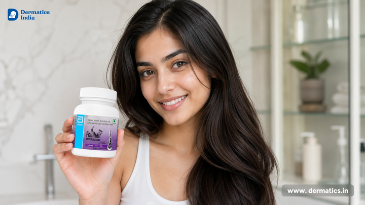 Follihair Tablet Uses and Benefits: A Dermatology-Backed Guide for Healthier Hair