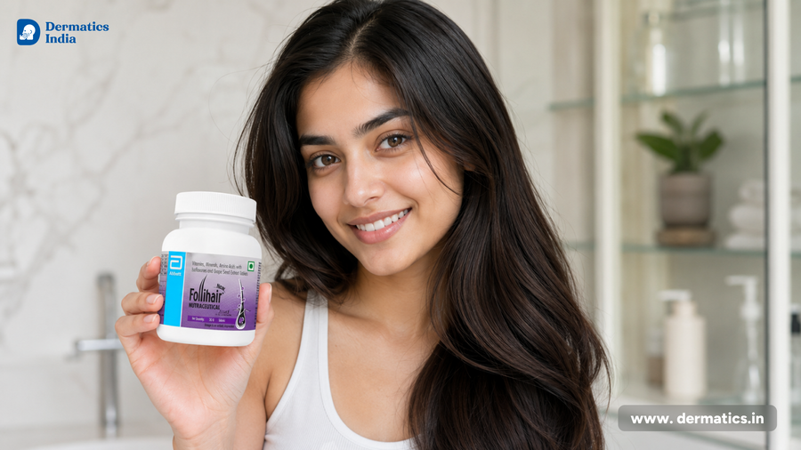 Follihair Tablet Uses and Benefits: A Dermatology-Backed Guide for Healthier Hair