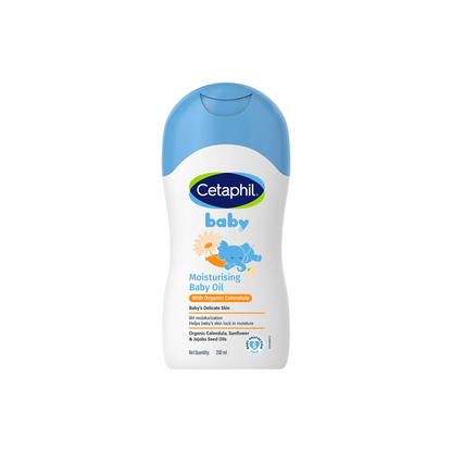 Cetaphil Baby Moisturising Oil With Organic Calendula, 200ml