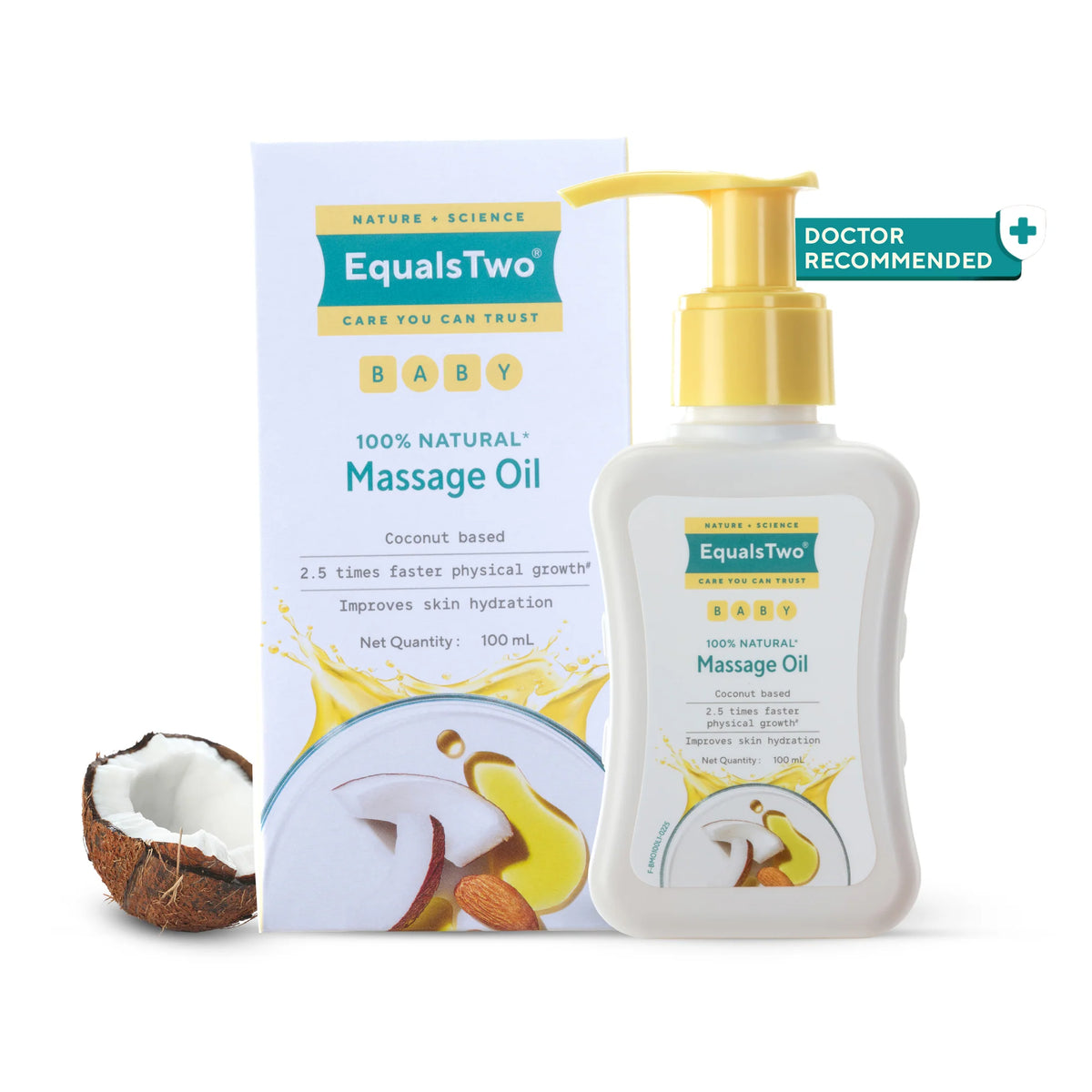 EqualsTwo Baby Massage Oil 100ml