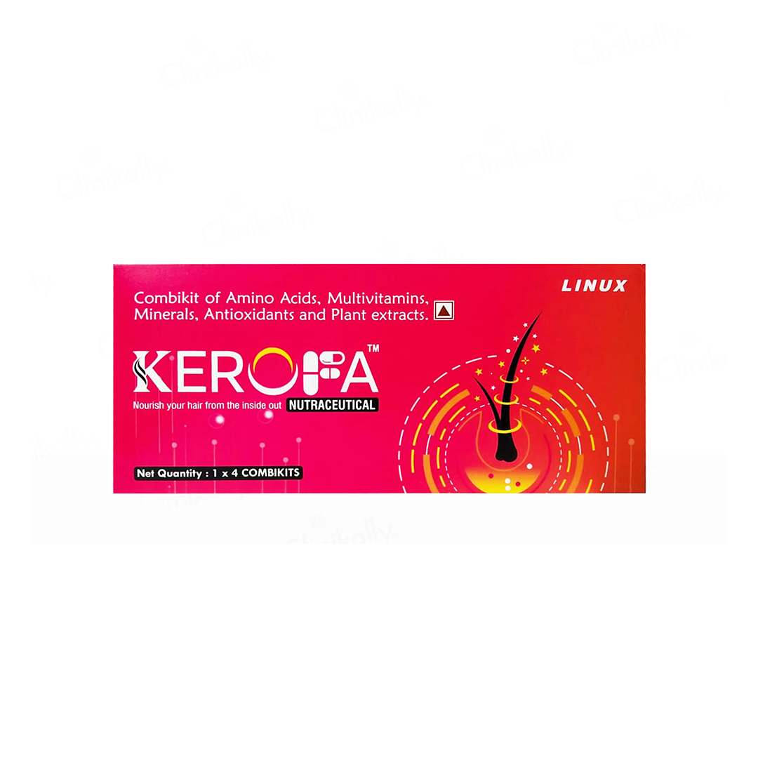 Kerofa Hair Growth Nutraceutical Supplement Combokit, 1 Kit
