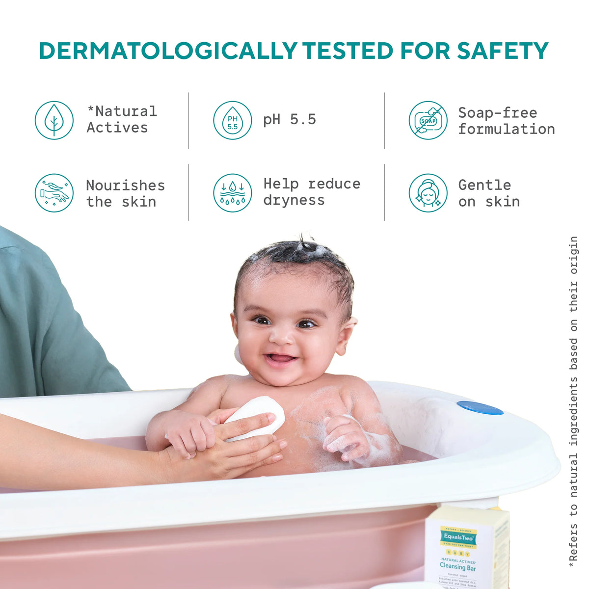 EqualsTwo Baby Cleansing Bar 75gm