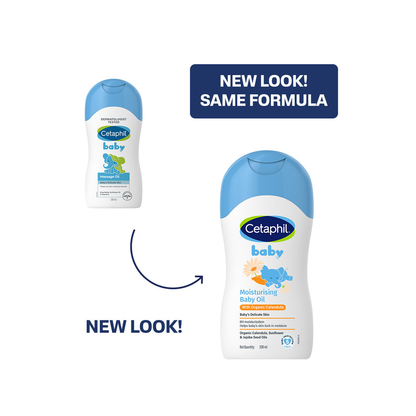 Cetaphil Baby Moisturising Oil With Organic Calendula, 200ml
