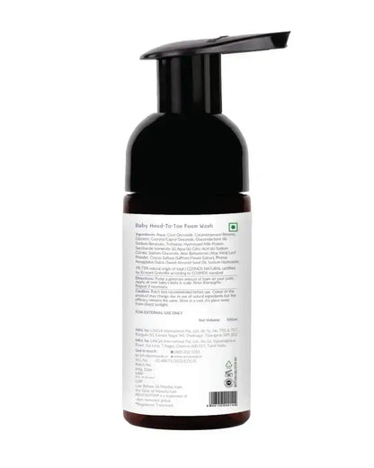 AreoVeda Baby Head To Toe Foam Wash 100ml