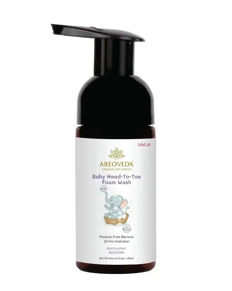AreoVeda Baby Head To Toe Foam Wash 100ml