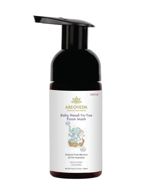AreoVeda Baby Head To Toe Foam Wash 100ml