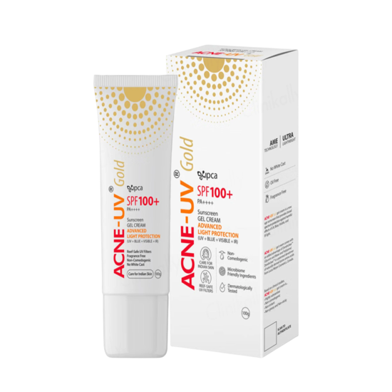 Acne Uv Gold Sunscreen Gel SPF 100+ PA++++,