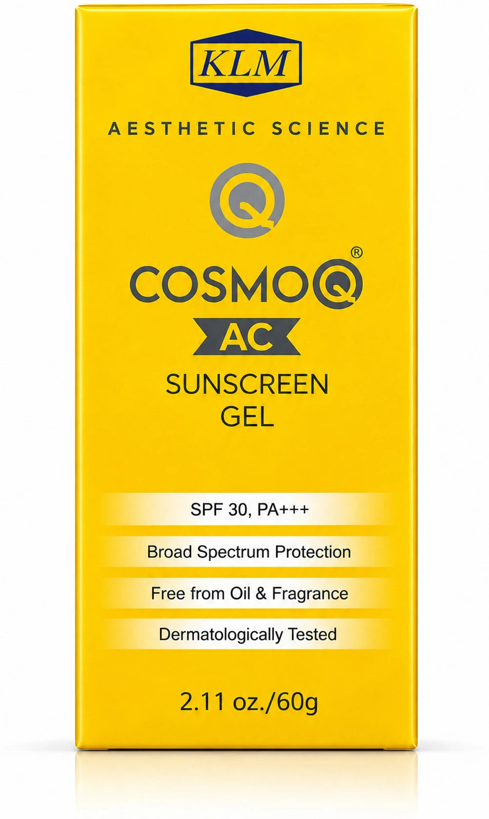 CosmoQ AC Sunscreen Gel SPF 30 PA+++, 60 gm