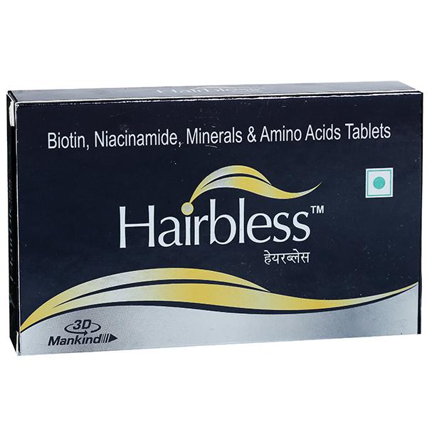 Hairbless Tablets Strip 2x15 Caps (30 Tab)