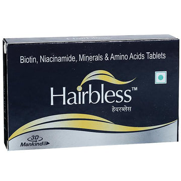 Hairbless Tablets Strip 3x10 Caps (30 Tab)