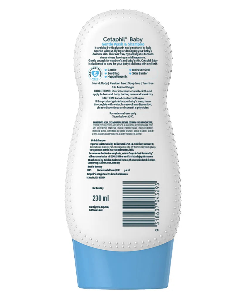 Cetaphil Baby Gentle Wash And Shampoo 230ml
