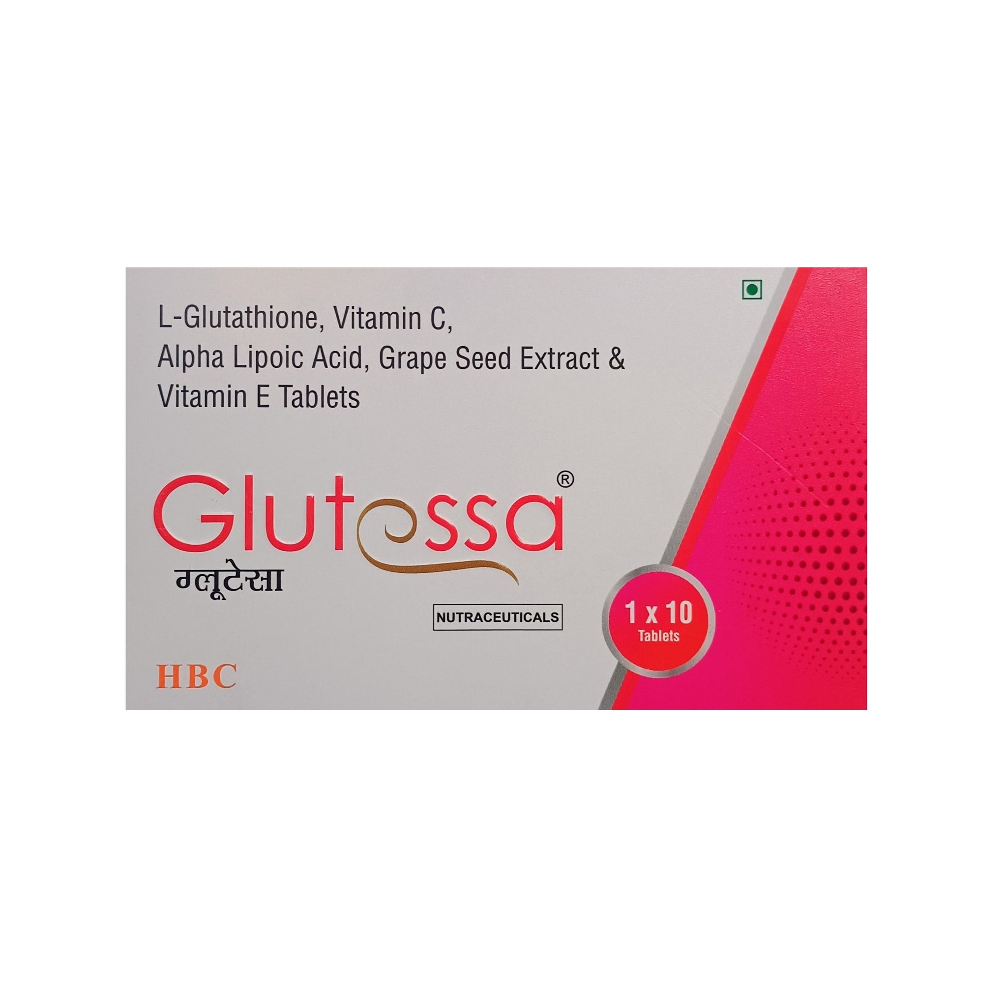 GLUTESSA Brightening & Whitening tablet( 10 Tab)