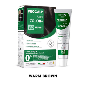 Actium Plus PROCALP Activ Color+ | (3.0-BROWN), 60ml